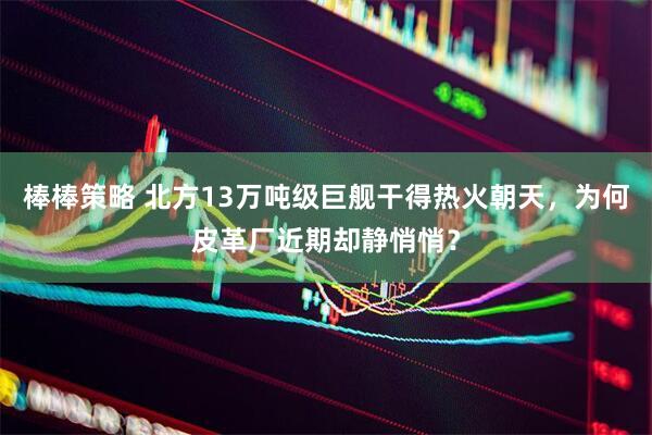 棒棒策略 北方13万吨级巨舰干得热火朝天，为何皮革厂近期却静悄悄？