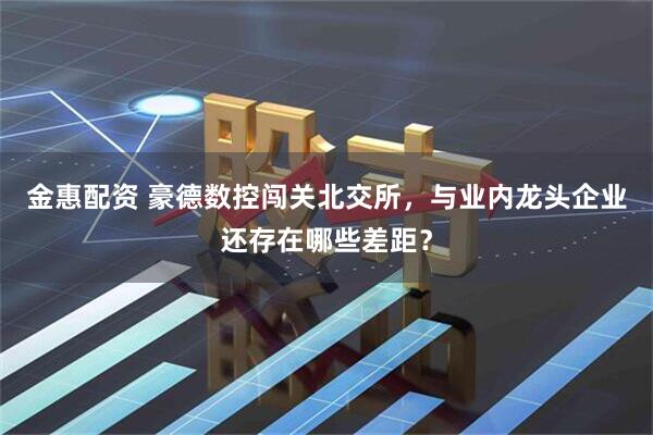 金惠配资 豪德数控闯关北交所，与业内龙头企业还存在哪些差距？